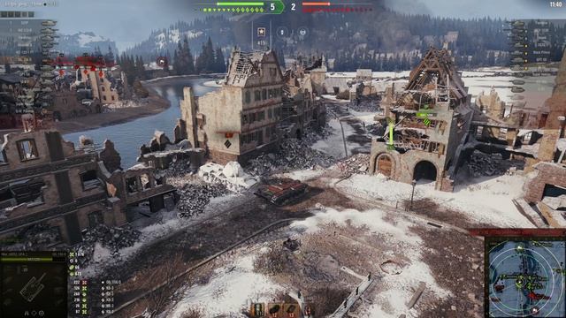 World of Tanks . Мир Танков . отличный бой 27, на огнемётной арте Объект 156 О горыныч подпишитесь