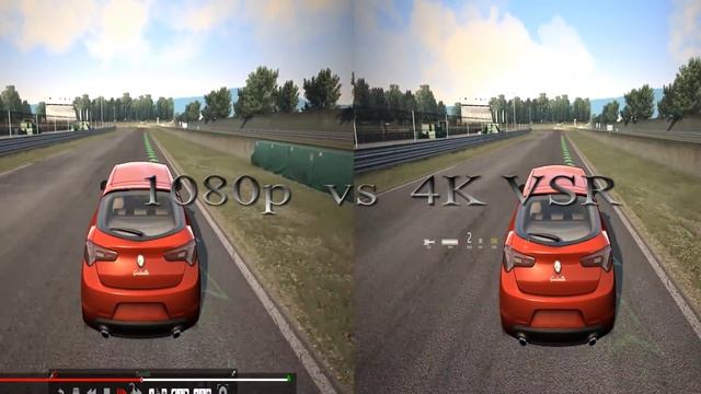 Assetto Corsa - 1080p vs 4K VSR max quality - R9 290X BENCHMARKS COMPARISON