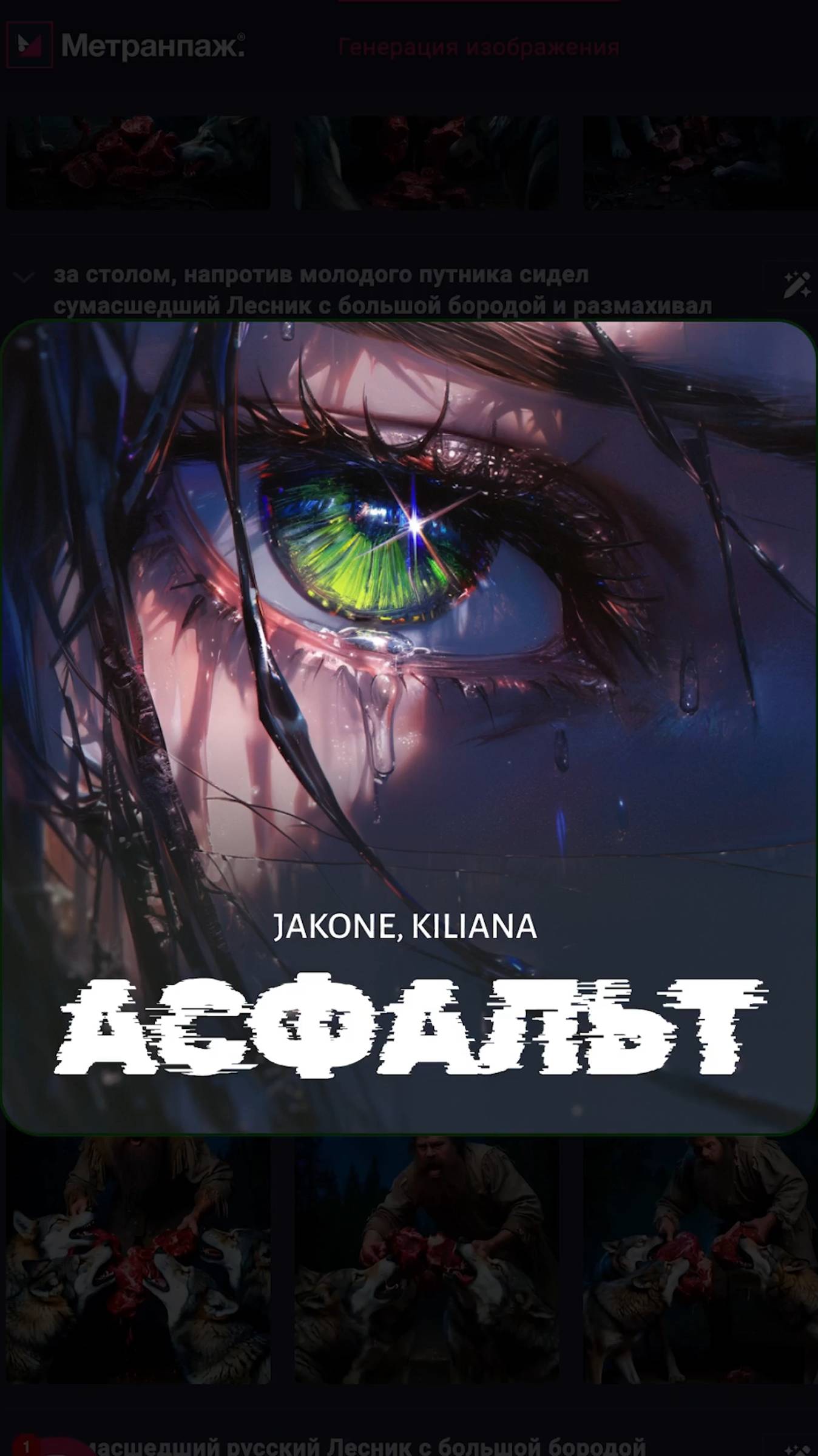 Как Метранпаж видит песню «Асфальт» — Jakone, Kiliana!