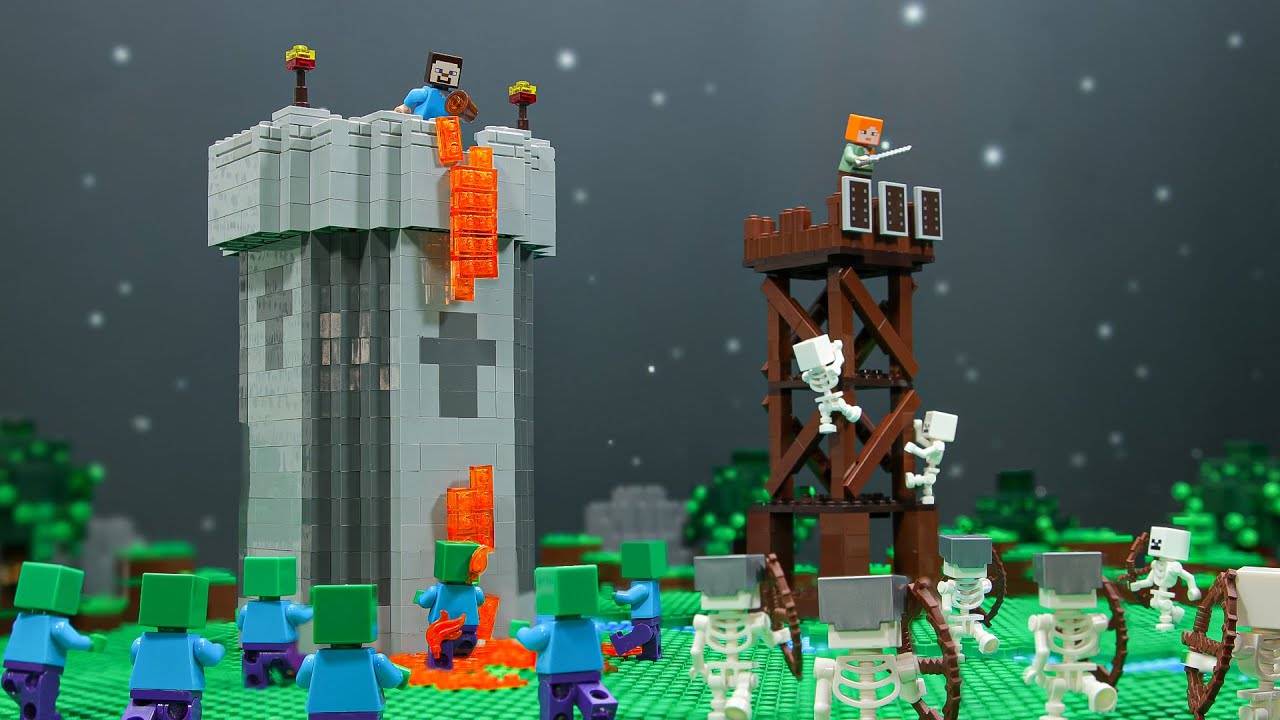 Я построил сторожевые башни безопасности LEGO