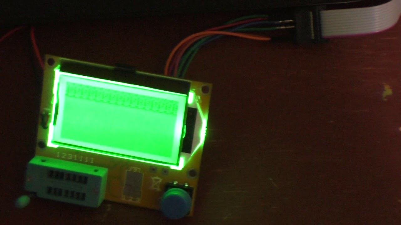 Прошивка и руссификация транзистор тестера ESR LCR T4