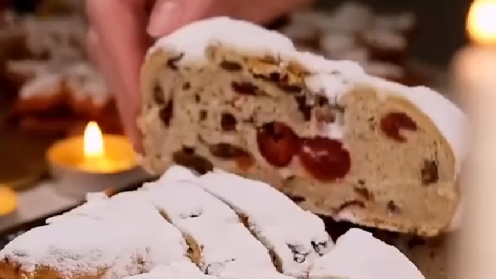 Рецепт невероятного ШТОЛЛЕНА...🥧😋 в описании ✍️