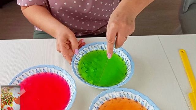 Сметанно - фруктовое желе " Мозаика"
или " Битое стекло" / Десерт самоцвет