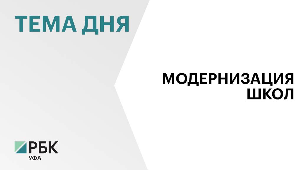 Башкортостан привлек более ₽6,5 млрд в рамках федеральной программы модернизации школ