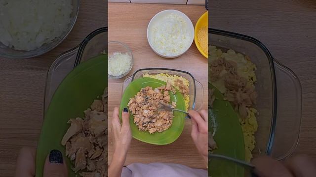 Салат с горбушей 🤤🧑🍳🧑🍳🧑🍳🧑🍳