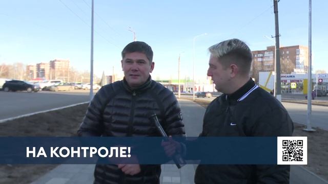 Специалисты ДЕЗ Нижнекамска проверили качество ремонта тротуаров на ул. Гагарина