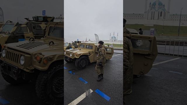 Выставка трофейной техники армии ВСУ.