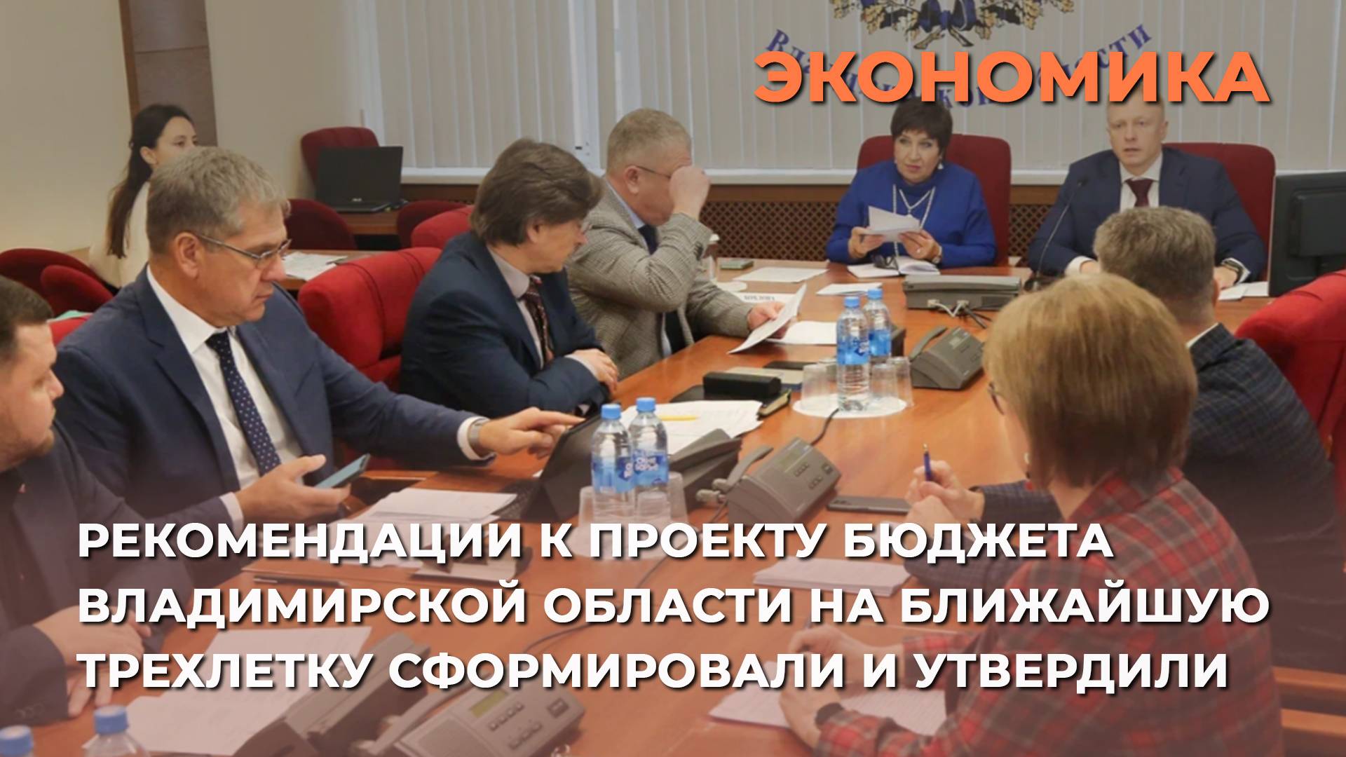 Рекомендации к проекту бюджета Владимирской области на ближайшую трехлетку сформировали и утвердили