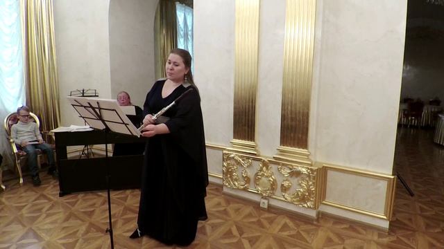 И.С. Бах "Erbarme dich mein Gott" Исп. Елена Исаева (флейта, вокал), Анна Разумовская (эл.орган)