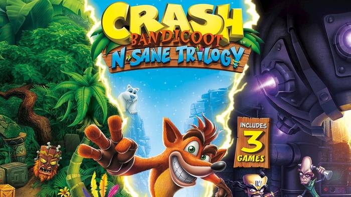 Crash Bandicoot N. Sane Trilogy ps5 4K часть 3 (crash bandicoot 3 ) toad village (деревня жаб )