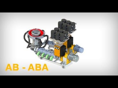 Co-Ex AB-ABA Ektruder - Gravimetrik Dozajlama 6/6 Komp