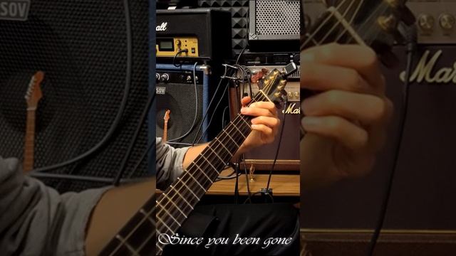 Igor Scherzo - Красивые аккорды на гитаре: Since you been gone (short)