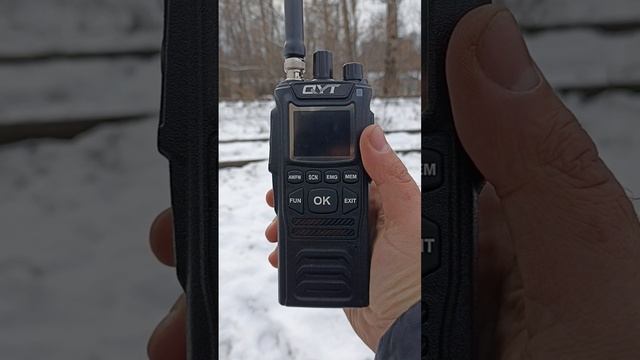 Продолжаю проводить эксперименты. #qyt #cb58 #hamradio #радиолюбитель