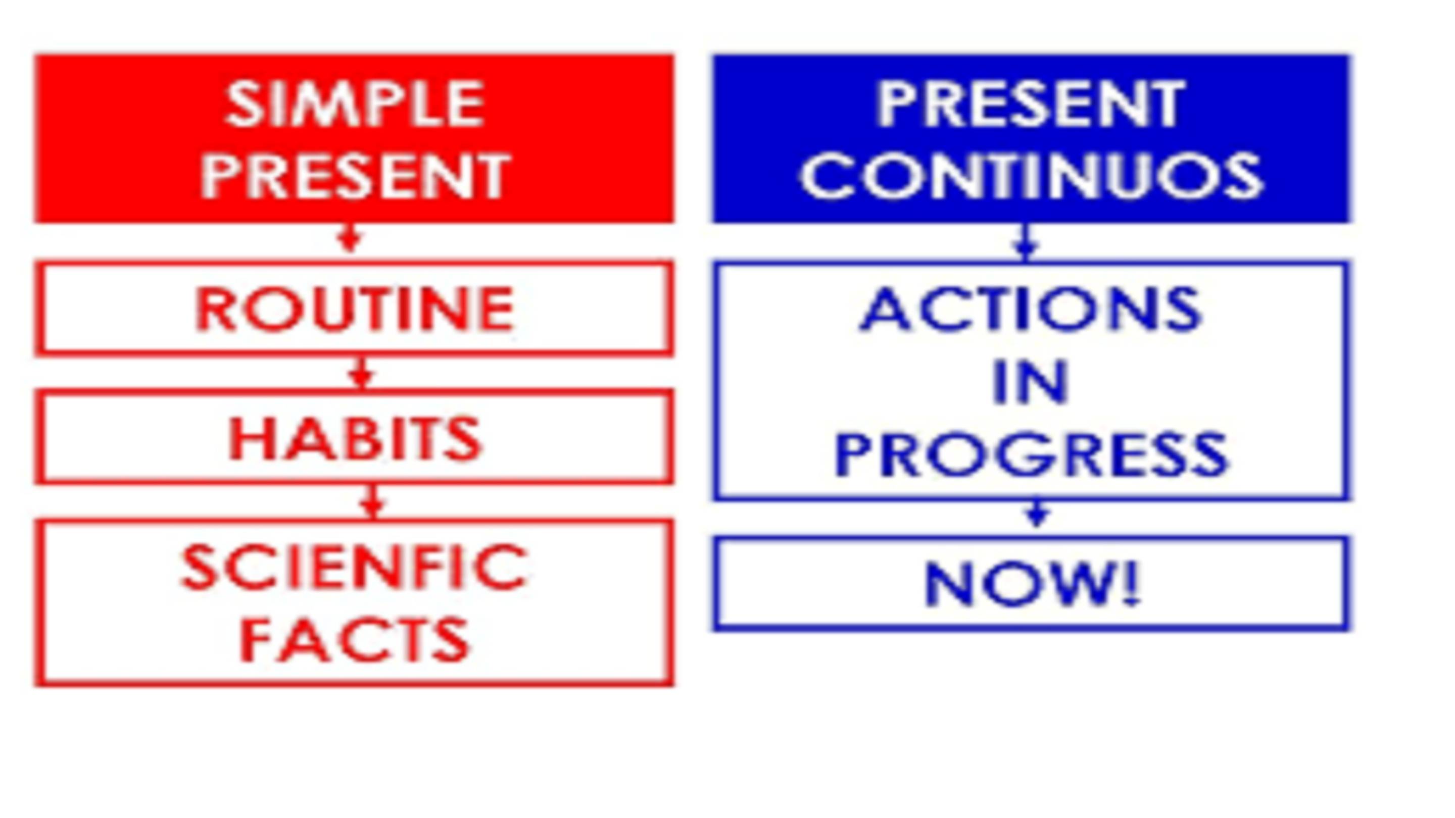 LESSON Present Simple and present continuous