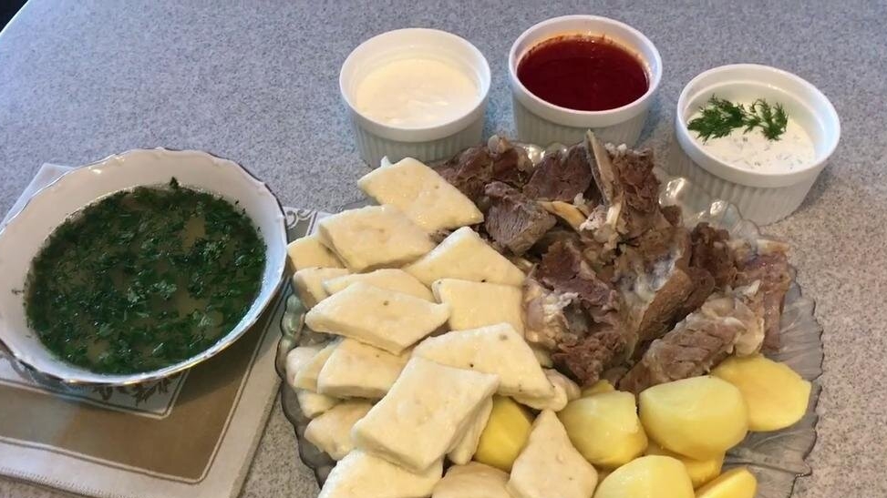 Ленивый хинкал