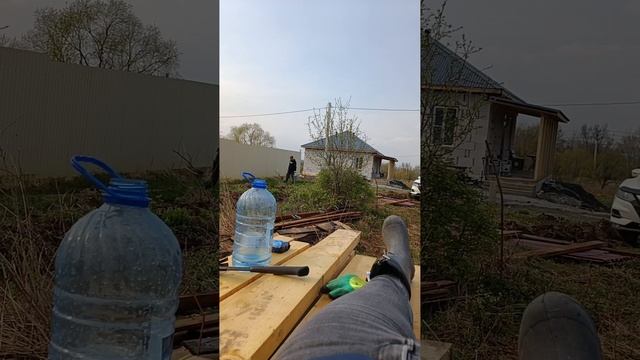 строительство хоз. блока