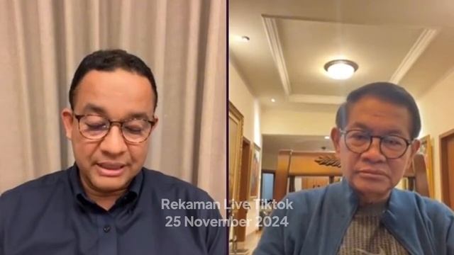 Anies Live TikTok Bersama Mas Pram