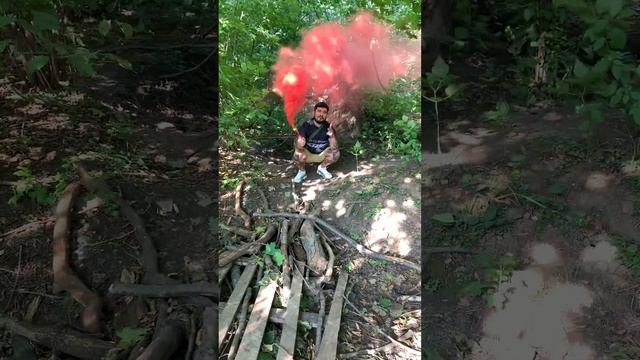 Цветной Дым PiroFan 60 сек и Паша Техник