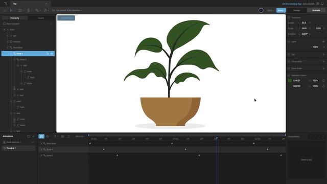 07 Plant Sway Animation _ The Motion Magic
