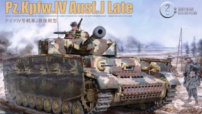 Распаковка Border Model 1 35 BT-008 Panzer IV Ausf.J last