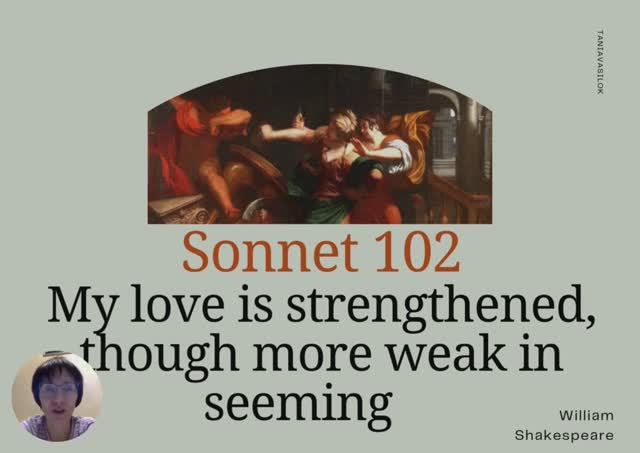 Sonnet 102 Shakespeare па-беларуску