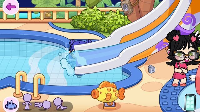 Я играю в аватар world 3 часть Я на пляже