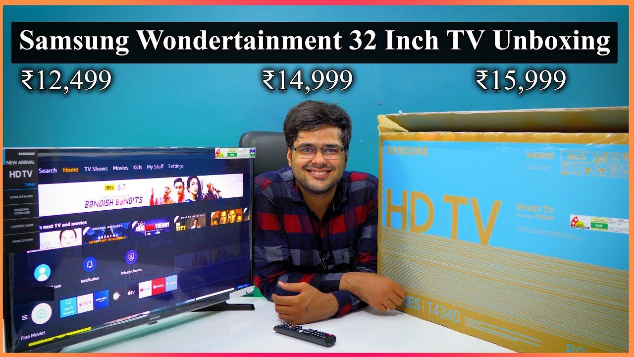 Samsung Wondertainment Smart  HD Led TV Unboxing 32 Inch - खरीदने लायक- It's Awesome