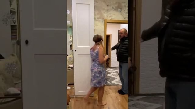 Когда папа не из пугливых)))