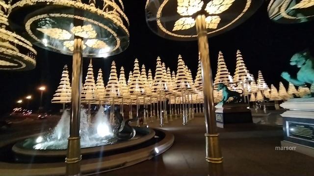 бурирам. просто монумент king ramaI monument ч.3 вечер บุรีรัมย์ buriram พระบรมราชานุสาวรีย์รัชกาลที