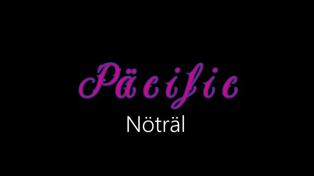 Päcific ¦ Nöträl (officiäl audió)