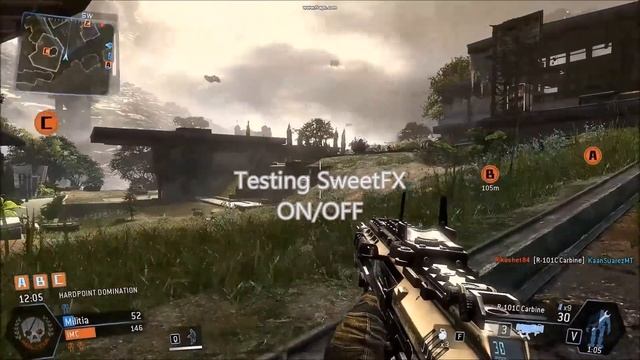 SWEETFX enabled in - TITANFALL - gameplay PC - [running on Windows 8.1][ Improved graphics mod ]