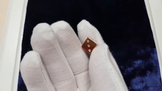 Игральная кость из золота 585 пробы