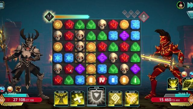 Puzzle Quest 3 - Dok vs STEELPOWER_