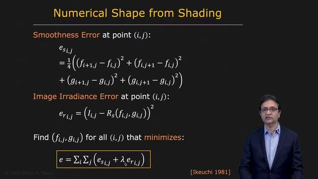 83 -  Shape from Shading - Shape from Shading Algorithm