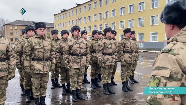 В Центр подготовки личного состава Северо-Западного округа Росгвардии прибыло новое пополнение