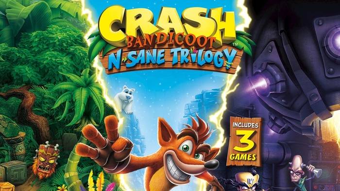 Crash Bandicoot N. Sane Trilogy ps5 4K часть 3 (crash bandicoot 3 )bone yard ( костяной двор )