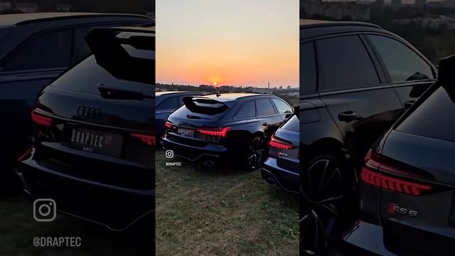 Красивое. Закат Audi RS6 C8 Sunset