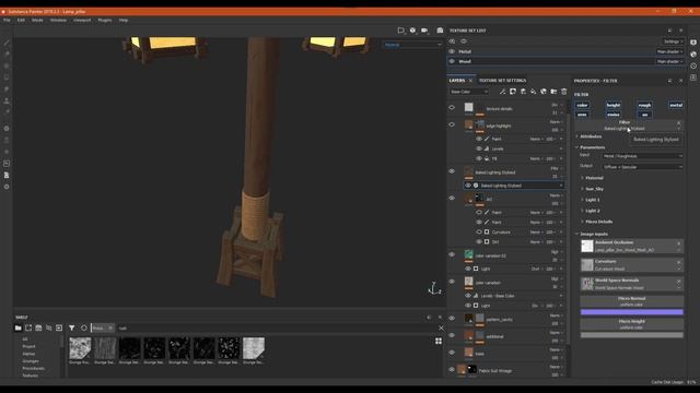Blender 2 8x Видеоурок по созданию стилизованной модели столба Урок 6 Finally #12