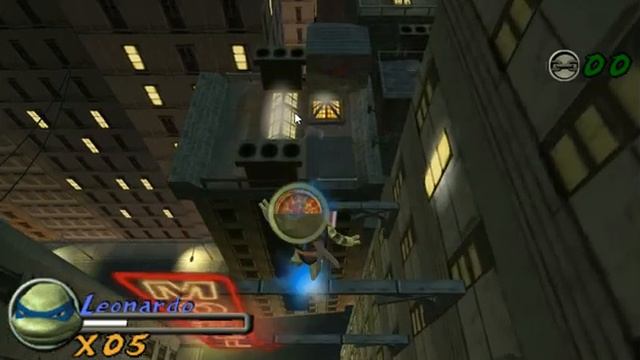 TMNT (PSP) Gameplay