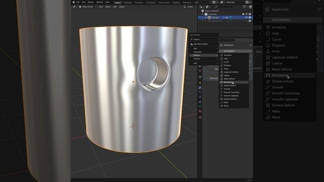 Blender Secrets 843 - Perfect Holes with Quad Topology in Curved Surfaces_edit