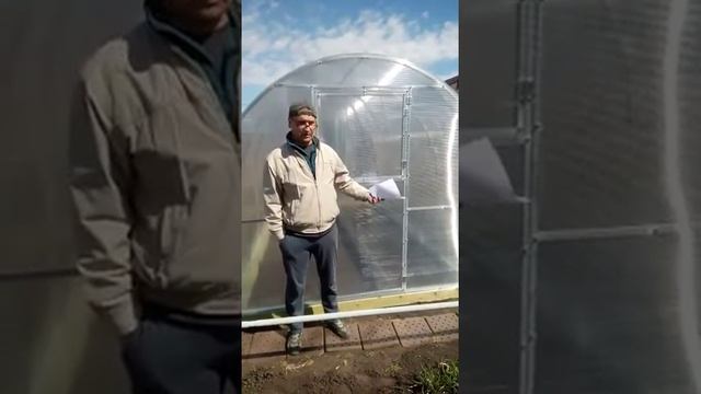 Теплицы 2,5х4, ребята посоветовали. ОТЗЫВ