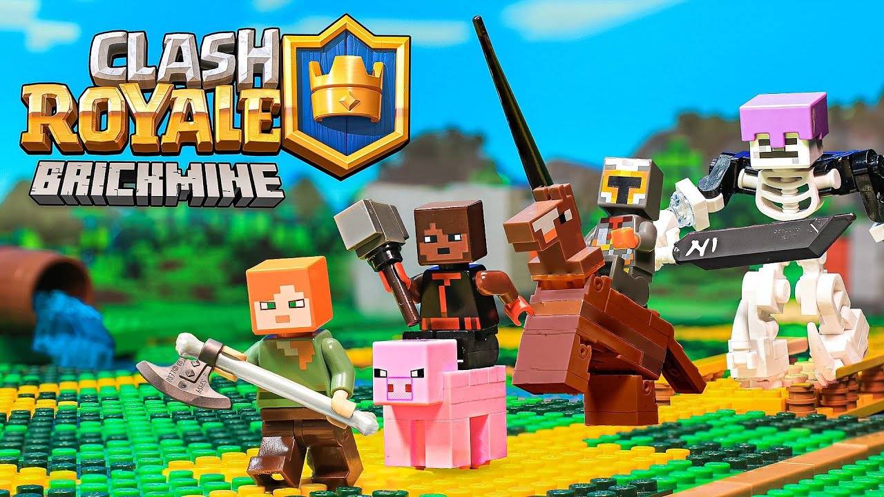 Борьба с Clash Royale в LEGO Minecraft