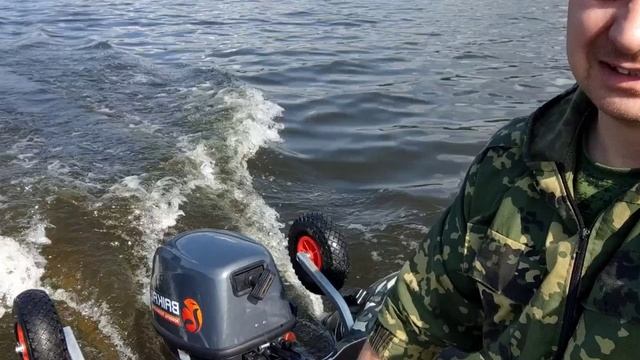 Второй мотор Байкал 6 обкатка Кусторка