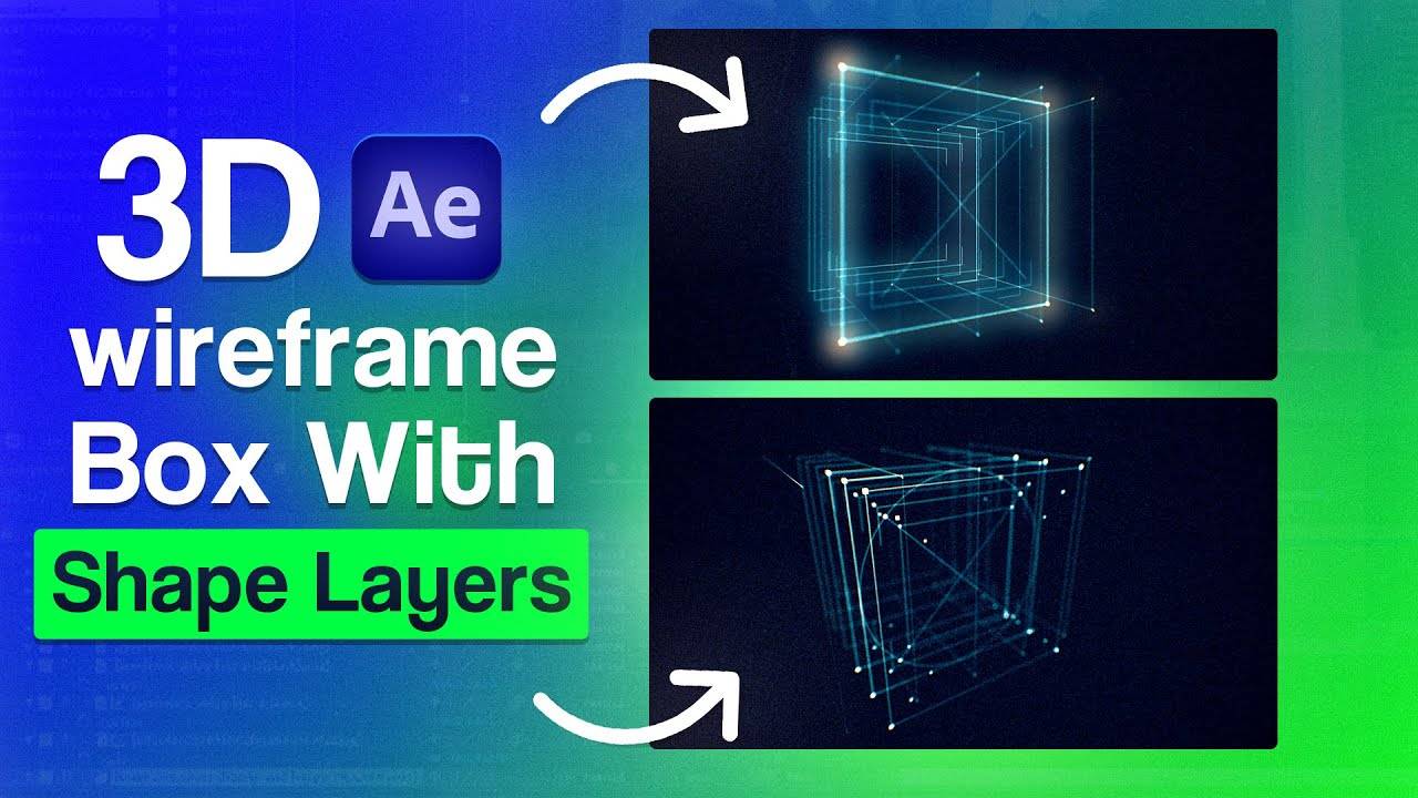 How to make 3d shape layers in After Effects