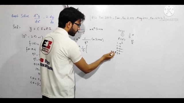 Solve d^2y/dx^2 -2dy/dx+y =xe^xSinx |Linear Ordinary differential equations of higher order|| #bech