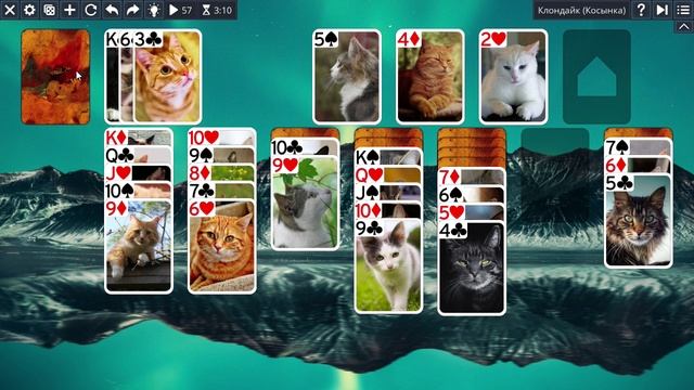 Free Solitaire - Пасьянс Косынка (6м.17с.)