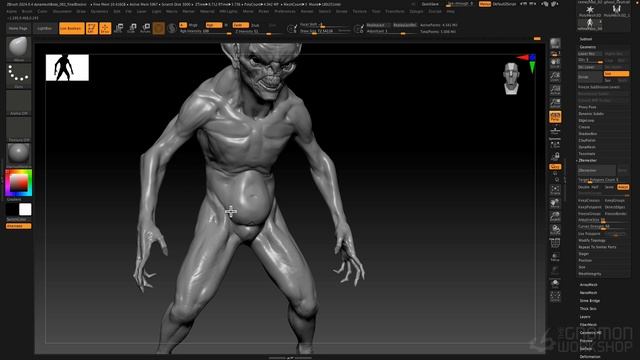 18 - Refining The Goblin Sculpture