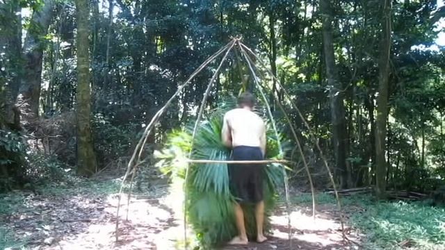 Primitive Technology Thatched Dome Hut