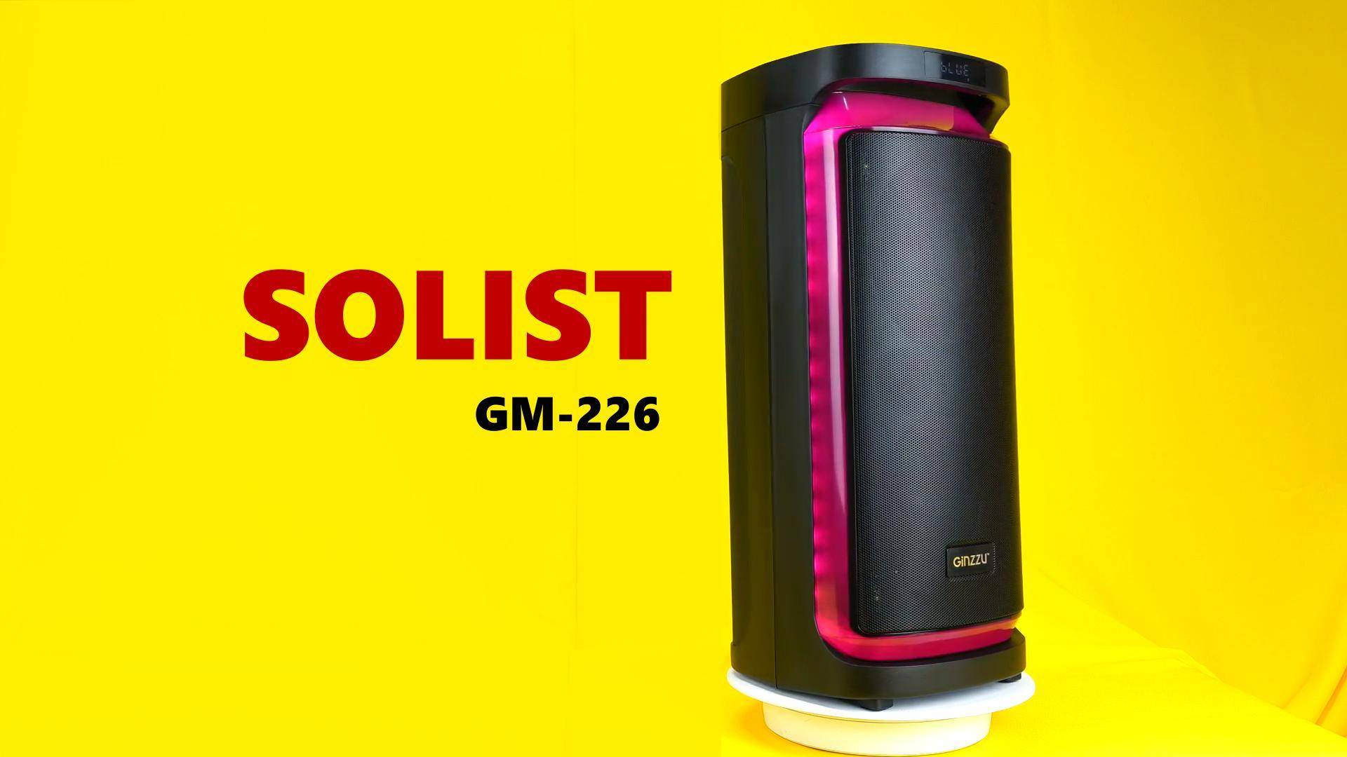 Обзор Портативной Midi-системы Ginzzu SOLIST