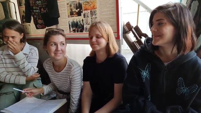 Студенты из Московской ВШЭ и ГАУГН в МКУК "Куппинский музей..."
